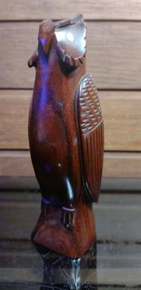 Imagem de Antiga Escultura Madeira Nobre Coruja - R 10915
