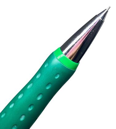 Imagem de Antiga Lapiseira Mitsubishi 0.5 Verde Corpo Emborrachado