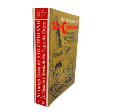 Imagem de Antigo Livro São Cipriano o gigante verdadeiro Capa de Ouro