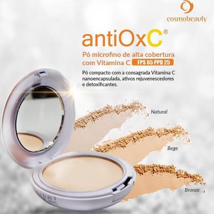 Imagem de Antiox C Compact  Pó Com Vitamina C Cor Natural Cosmobeauty