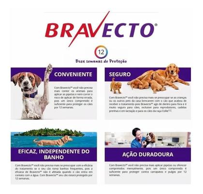 Imagem de Antipulgas Bravecto Original De 10 A 20 Kg Envio Imediato