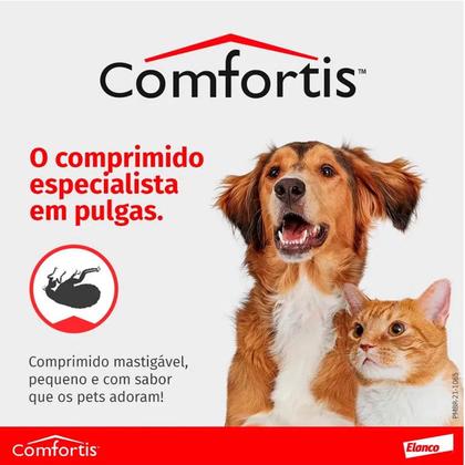 Imagem de Antipulgas Comfortis 140 mg Caes 2,3 a 4,5 kg e Gatos 1,4 a 2,8 kg - 1 Unid