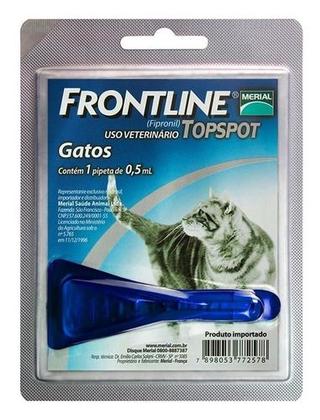 Imagem de Antipulgas e Carrapatos Frontline Topspot para Gatos 1 a 10 kg