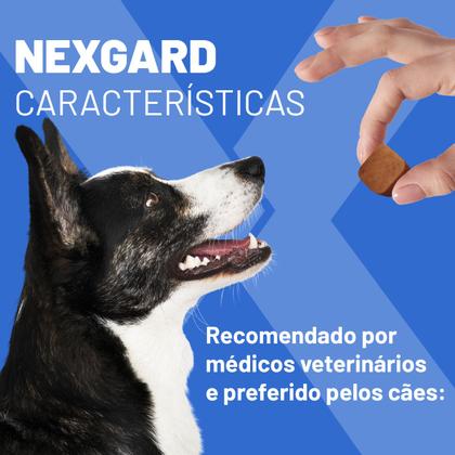 Imagem de Antipulgas E Carrapatos Nexgard Para Caes De 10,1 a 25 Kg Com 03 Tabletes