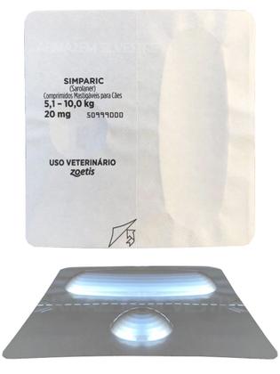 Imagem de Antipulgas Para Cachorro Simparic 5Kg A 10Kg Dose Única 20Mg