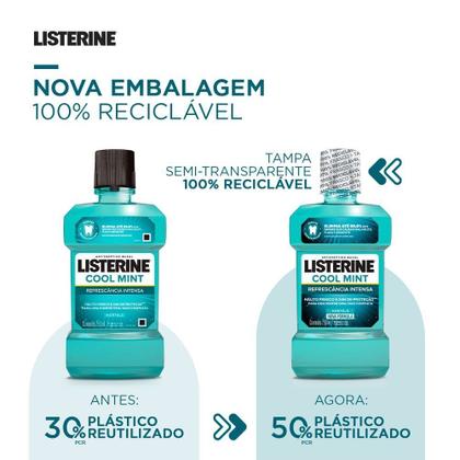 Imagem de Antisséptico Bucal Listerine Cool Mint 250ml