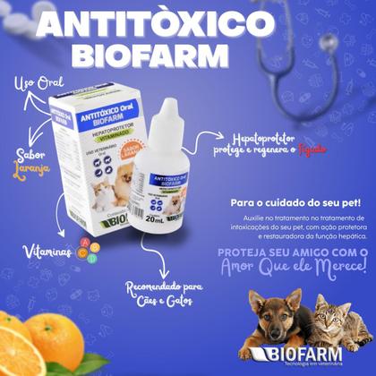 Imagem de Antitóxico Oral 20ml Hepatoprotetor Vitaminado Biofarm