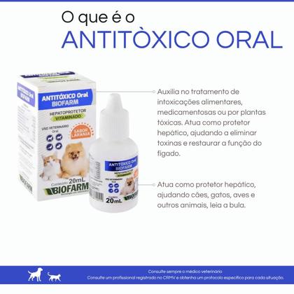 Imagem de Antitóxico Oral 20ml Hepatoprotetor Vitaminado Biofarm
