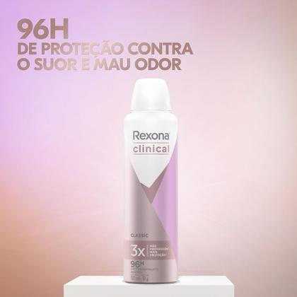 Imagem de Antitranspirante Aerosol Rexona Clinical Classic 150ml