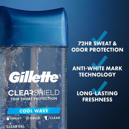 Imagem de Antitranspirante e desodorante Gillette para homens 110 ml (pacote com 3)