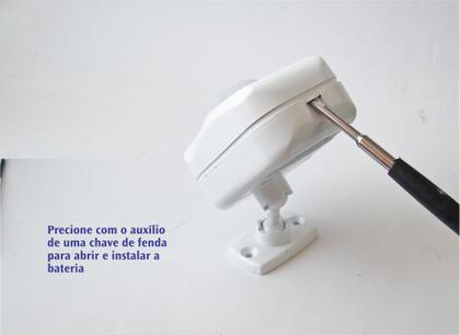 Imagem de Anunciador de Presença C/ Alarme Ding-Dong Acompanha Bateria 9V