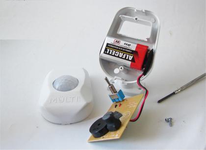 Imagem de Anunciador de Presença C/ Alarme Ding-Dong Acompanha Bateria 9V