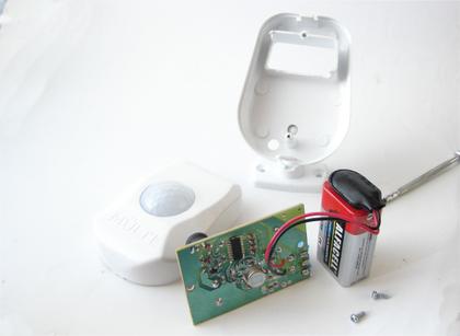 Imagem de Anunciador de Presença C/ Alarme Ding-Dong Acompanha Bateria 9V