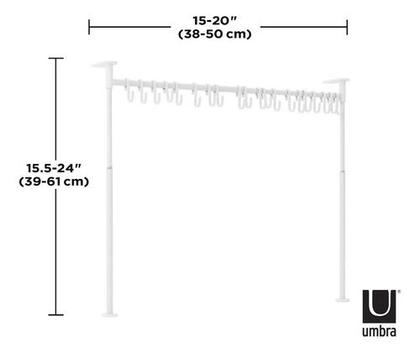 Imagem de Anywhere - Organizador Utensílios Ajustável 20 Ganchos Umbra