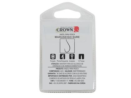 Imagem de Anzol Crown Maruseigo Black Nº 10 - 10 Peças