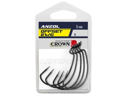 Imagem de Anzol Crown Offset EWG N 5/0 - 5 Peças