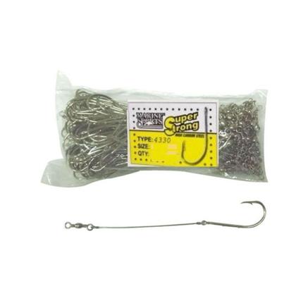 Imagem de Anzol Encastoado Arame Pesca 8/0 Marine Sports 4330 - 10un