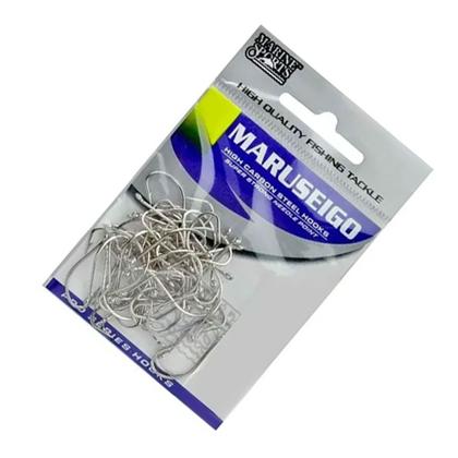 Imagem de Anzol Marine Sports Maruseigo Nickel Prateado N24 C/15