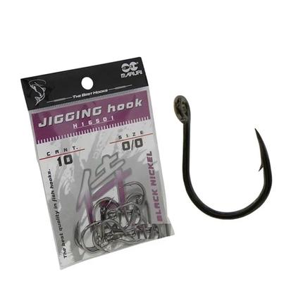 Imagem de Anzol Maruri Jigging Hook Black Preto 2/0 C/10