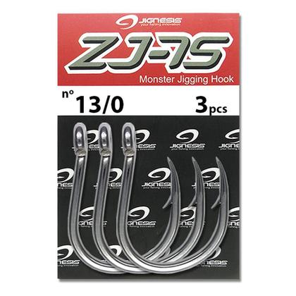 Imagem de Anzol Para Suporte Hook Jignesis Zj-7S Pesca Aço Inox 13/0