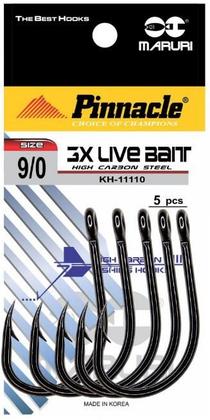 Imagem de Anzol Pinnacle 3X Live Bait Nº 12 20Pçs (Maruri)