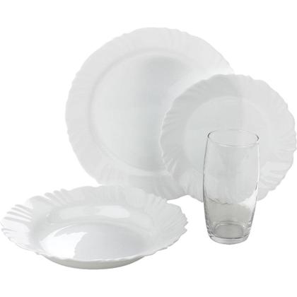 Imagem de Ap Jantar 16 pecas com Copos Petala 430ml Duralex Nadir - Duralex