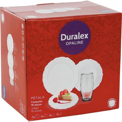 Imagem de Ap Jantar 16 pecas com Copos Petala 430ml Duralex Nadir - Duralex