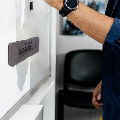Imagem de Apagador Magnético para Quadro Branco e Lousa Stalo Kit 2 Unidades (8196)