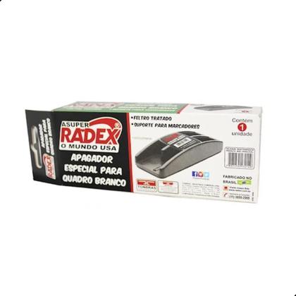 Apagador Quadro Branco Asuper Ratex Base De Plastico - Radex Imagem de Apagador Quadro Branco Asuper Ratex Base De Plastico