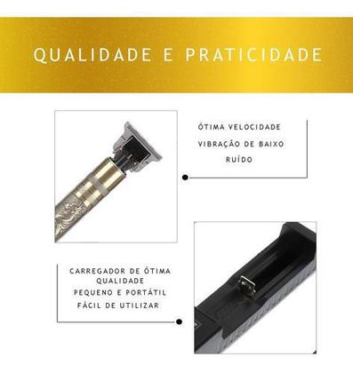 Imagem de Aparador aparelho Cortador Pelos Cabelo barba corpo eletrico