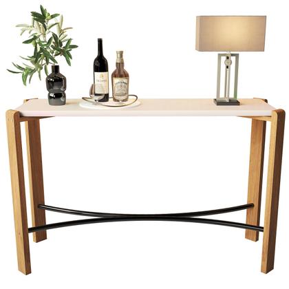 Imagem de Aparador Austria Moderno Sala Estar -Pes Madeira 100 Cm -Off White