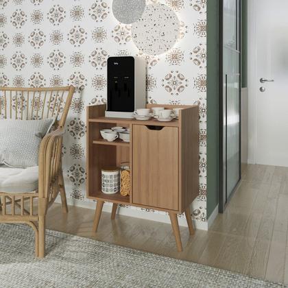 Imagem de Aparador Balcão Mesa para Café/Bar Multifuncional Amêndoa AP2310 Tecnomobili