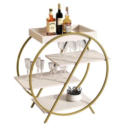 Imagem de Aparador Bar 3 Prateleiras 1 Bandeja 4009