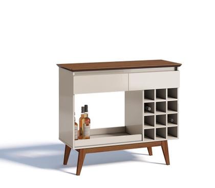 Imagem de Aparador Bar com Adega 12 Nichos 2 Gavetas Classic Retrô