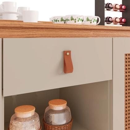 Imagem de Aparador Buffet 2 Portas e 1 Gaveta Zoe - D'Rossi