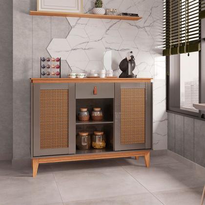 Imagem de Aparador Buffet 2 Portas e 1 Gaveta Zoe - D'Rossi