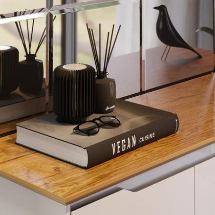 Imagem de Aparador Buffet 3 Portas Moderno Mdf/mdp Multiuso Retro Top