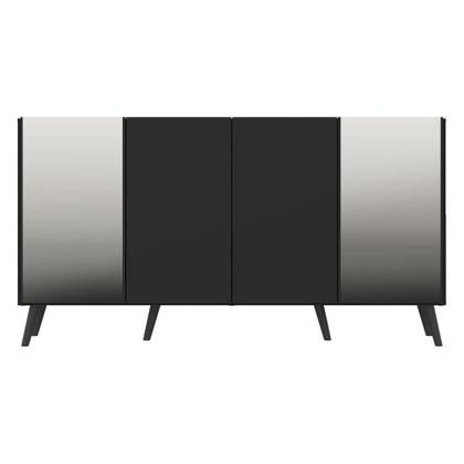 Imagem de Aparador Buffet 4 Portas com Espelho Retrô Vegas Multimóveis V3562