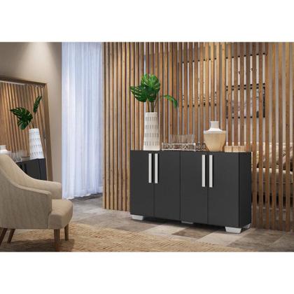 Imagem de Aparador Buffet 4 Portas com Pés Quadrados Viena Multimóveis V3607
