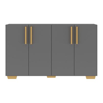 Imagem de Aparador Buffet 4 Portas com Pés Quadrados Viena Multimóveis V3607