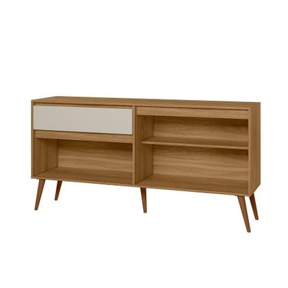 Imagem de Aparador Buffet 4 Portas E 1 Gaveta 1,60m Ravi Nature Off White - Peternella