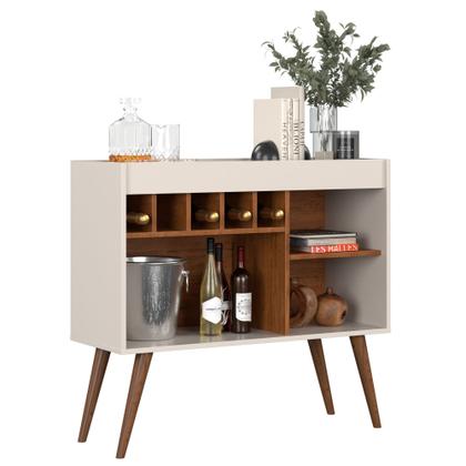 Imagem de Aparador Buffet Adega-Bar New Odin Pés Palito Cantinho Café - Varias Cores