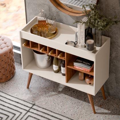 Imagem de Aparador Buffet Adega-Bar New Odin Pés Palito Cantinho Café - Varias Cores