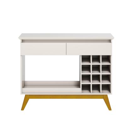 Imagem de Aparador Buffet Adega Sala de Jantar e Jantar Retrô Classic - OFFWHITE
