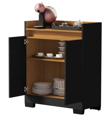 Imagem de Aparador Buffet Balcão Real 2 Portas escritório cozinha sala cantinho do café