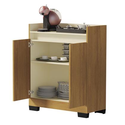 Imagem de Aparador Buffet Balcão Real 2 Portas escritório cozinha sala cantinho do café