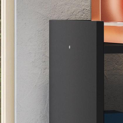 Imagem de Aparador Buffet Cantinho do Café com Pés Retrô 1 Porta e Nicho Linus