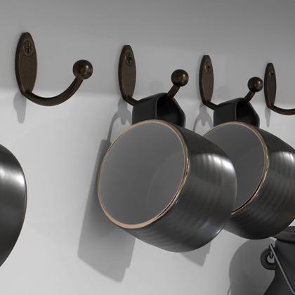 Imagem de Aparador Buffet Cantinho do Café Flow 2 Portas com Pés em Madeira Branco - Rede Móveis