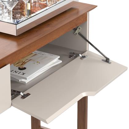 Imagem de Aparador Buffet Flow 2 Gavetas Pés Madeira Maciça