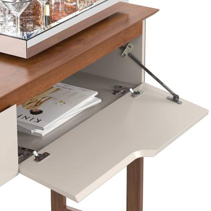 Imagem de Aparador Buffet Flow 2 Gavetas Pés Madeira Maciça